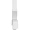 Ekena Millwork Alberta Architectural Grade PVC Gable Bracket, 96"W x 24"H x 4"D x 4"F, 6/12 Pitch GBP096X24X0404ALB00 - alternate 5